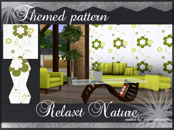 Sims 3 — Relaxt Nature by xx-stephanniie2 — Relaxt Nature pattern. Created by xx-Stephanniie