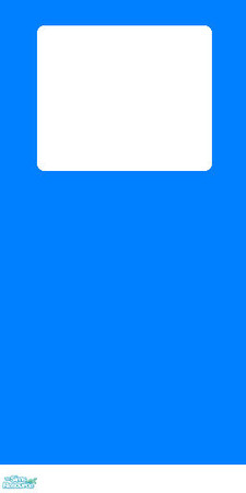 Sims 2 — Blue panel wall by qvisn — by qvisn