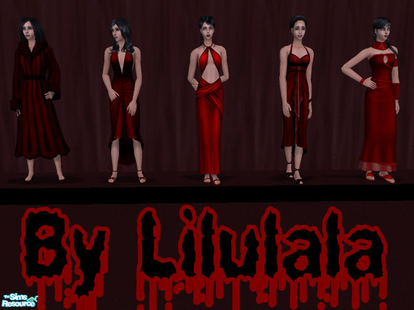 Sims 2 — Set Vampire Glamour  by Lilulala — This is my first creation!