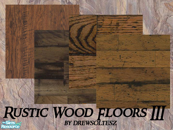 Sims 2 — Rustic Wood Floors III by drewsoltesz — Another set of rough-hewn wood floors, ideal for that barn, ranch house,