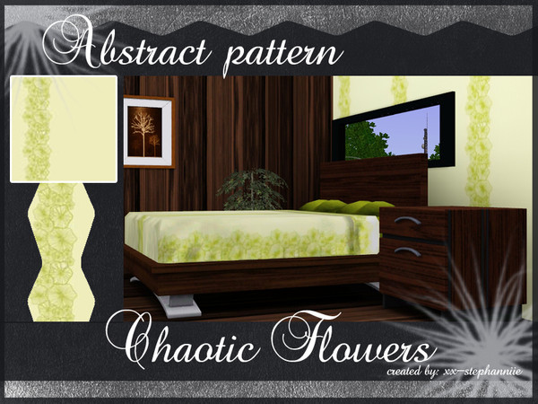 Sims 3 — Chaotic Flowers by xx-stephanniie2 — Chaotic Flowers Line pattern. A abstract pattern created by xx-stephanniie