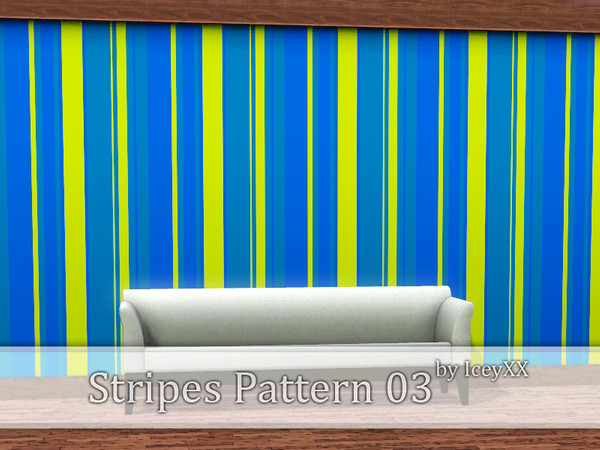 Sims 3 — Stripes Pattern 03 by Iceyxx — a stripes pattern. 3 recolorable channels!