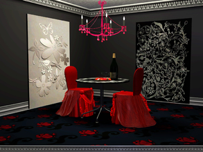 Sims 3 — Gothic Valentineset by ShinoKCR — This Valentineset is for your Gothic Sims and inspired by Tord Boontje There