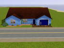 Sims 3 — 72 Blue House by Belgeminee — This nice sized family home has three bedrooms and two bathrooms a nice large open