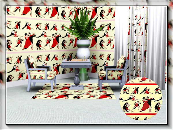 Sims 3 — marcorse_tango pattern by marcorse — Originating in Argentina and Uruguay, this dance style is known throughout