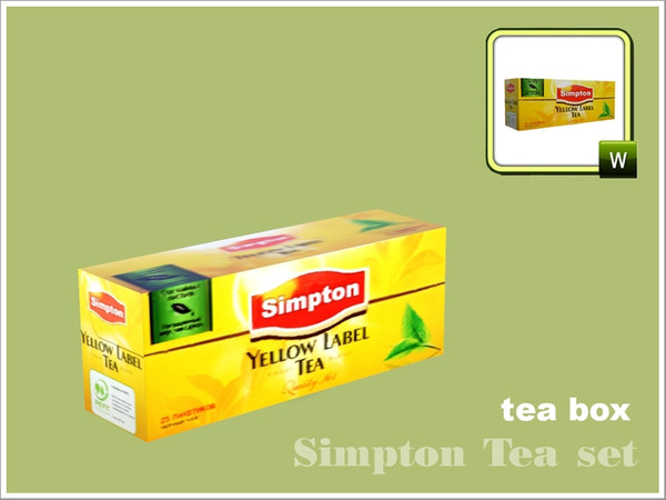 Sims 3 — SimptonTea - Box by Severinka_ — Created by Severinka, Tea box "Simpton", decor