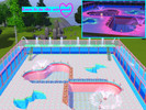 Sims 3 — Love is in the air  pool-park by torija07092 — This beautiful pool-park has two huge pools which located in two