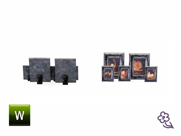 Sims 3 — Barna Picture Frames by Flovv — Some pictures of your best friends in decorative frames.