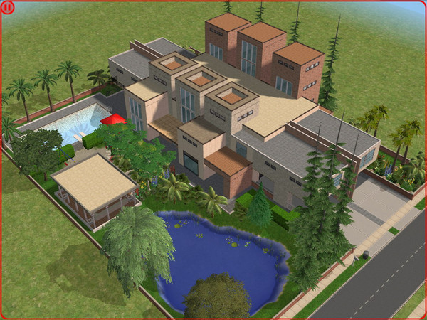 Sims 2 — house21 by RamboRocky90 — I decided to upload some of my creations.