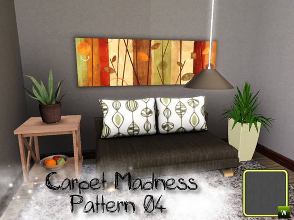 Sims 3 —  by SugoiZiua2 — Carpet Madness Pattern n4 You can find it under Carpet patterns