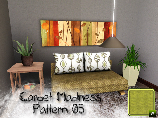 Sims 3 —  by SugoiZiua2 — Carpet Madness Pattern n05 You can find it under fabriscs patterns. 