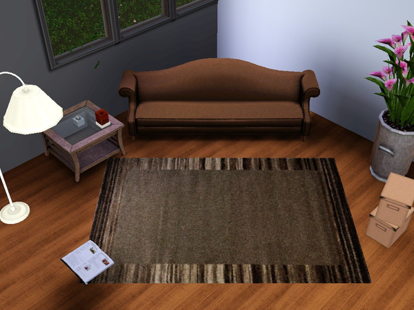 Sims 3 — BrownRug3-Pg by Pegasus9602 — by Pegasus960 Mesh by matomibotaki @ www.blackypanther.de