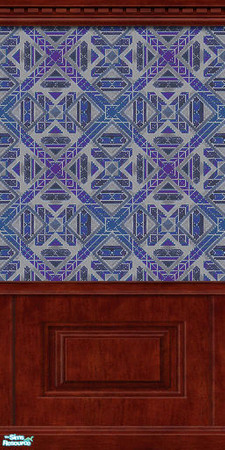 Sims 2 — Tribal Designs Wallpaper - Gray - Bright - DW - Single by merdj — Tribal designs wallpaper in bright shades of