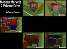 Sims 2 — Modern Marvels - 2 Private Drive  by LadyGaGaAndSims2Fan_962 — A mondernized, art deco styled, 3 bedroom family