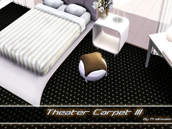 Sims 3 — Theater Carpet III by Pralinesims — By Pralinesims /under Carpet/Rugs