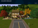 Sims 3 — Golden Dreams by roc592 — Golden Dreams is a modern family home, 4 bedrooms, 3 bathrooms, TV room, music room,