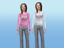 Sims 3 — Long Sleeve Cut/Copy Shirt  by Squishy_Simz — Are you a fan of Cut/Copy? Then you'll love to know that now your