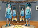 Sims 3 — Zarakorah_AF-YA_lolita dress 010312 by marla_zarakorah — a second lolita dress for young adult and adult woman,