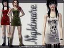 Sims 3 — Nightmare Dress by ChrisMassoglia2 — -Adult/Young Adult -Female -3 recolorable areas - Everyday/Formal/Athletic 