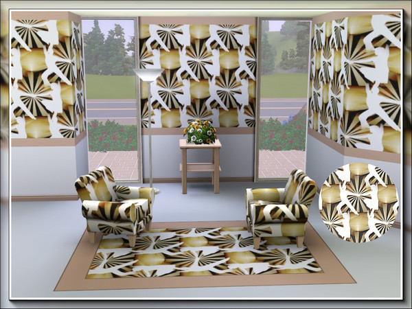 Sims 3 — marcorse_dance 2 pattern by marcorse — Silhoutte design featuring a pair of dancers