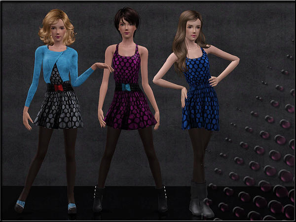 Sims 3 — FashionSet14 by Shojoangel — Hi everybody....this set has 3 various styles, sorry but I could not decide, what