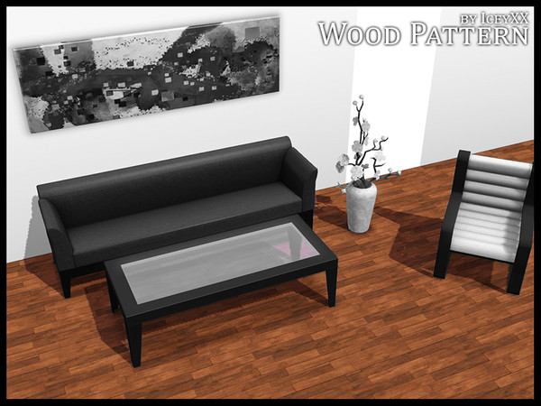 Sims 3 — Wood Pattern 005 by Iceyxx — A decorative wood pattern. 4 recolorable channels.
