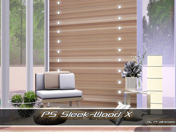 Sims 3 — PS Sleek-Wood X by Pralinesims — By Pralinesims under: Wood