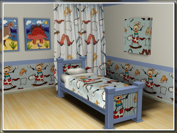 Sims 3 — marcorse_littlest cowboy pattern by marcorse — Who could resist this energetic little cowboy and his collection