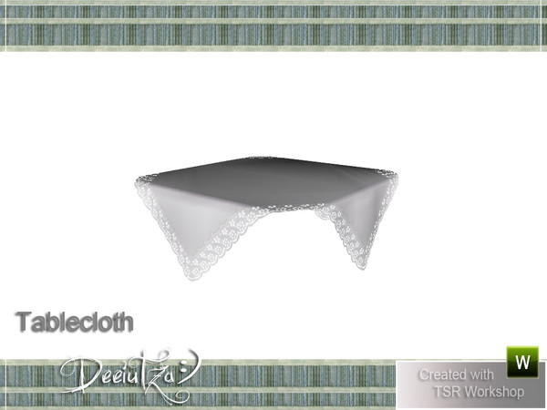 Sims 3 — SimpleDiningRoomTablecloth by deeiutza — By deeiutza @TSR
