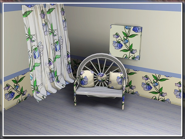 Sims 3 — marcorse_bluebonnets pattern by marcorse — A delicate, vertical design of pretty bluebonnet flowers and buds.