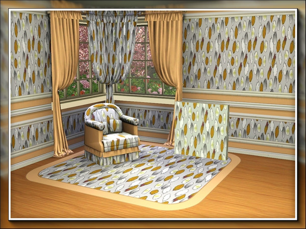 Sims 3 — marcorse_raining feathers pattern by marcorse — It's raining feathers - or so this pattern appears with it's
