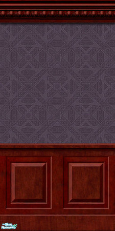 Sims 2 — Tribal Designs Wallpaper - Purple - Muted - DW - Double by merdj — Tribal designs wallpaper in muted shades of