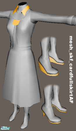 Sims 2 — The Girl Next Door! - Mesh by Shannanigan — This is the mesh needed for recolors. ** Note for recoloring... The