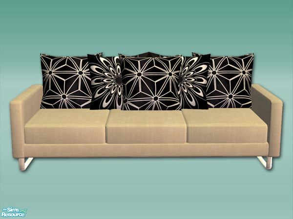 Sims 2 — Samsara Sofa Fabric 02 by Shakeshaft — Part of a recolour of my Samsara Set, with beige fabrics and modern