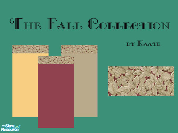 Sims 2 — Fall Collection Paint by kaate — Bring the seasons into your home with this beautiful paint featuring a seasonal