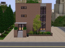 Sims 3 — 607 Marvin Way by bananasloth2 — This is a one-bedroom flat on the top floor of a downtown apartment building.