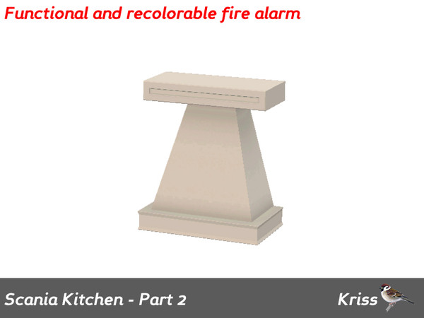 Sims 3 — Scania Kitchen Cookerhood - Scania by Kriss — Part of the Scania Kitchen - Part 2 Set. For living in the