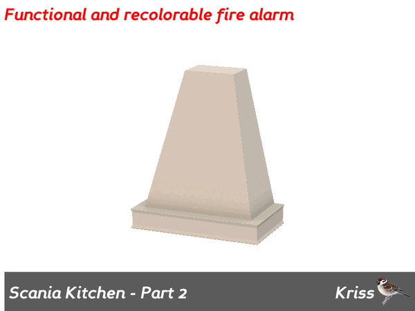 Sims 3 — Scania Kitchen Cookerhood General by Kriss — Part of the Scania Kitchen - Part 2 Set. For living in the
