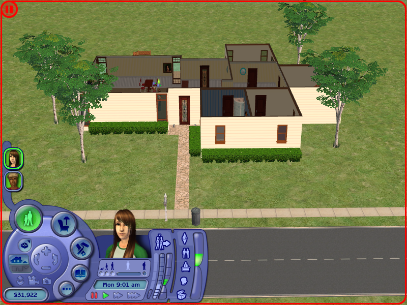 Sims 2 — Maxis Rockwell Acres by xxJusttBoreddxx — my attempt at rockwell acres from the sims 2 console game. im sure