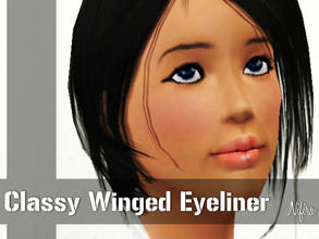 Sims 3 — Classy Winged Eyeliner by Nifira2 — Classy Winged Eyeliner~ This eyeliner is suitable for all outfits! With a