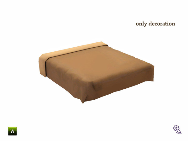 Sims 3 — Barna Blanket by Flovv — A decorative blanket.