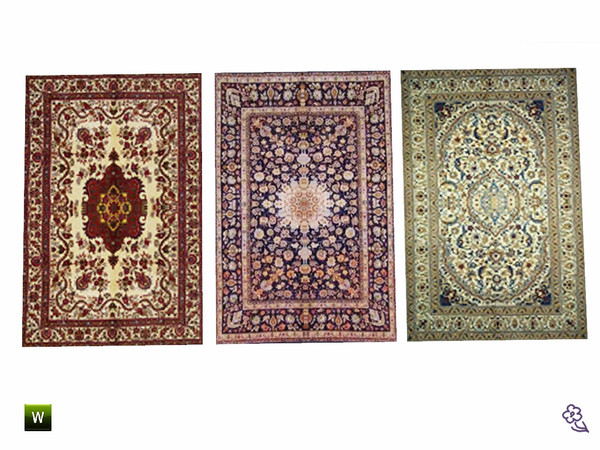Sims 3 — Barna Persian Rug by Flovv — A decorative rug.