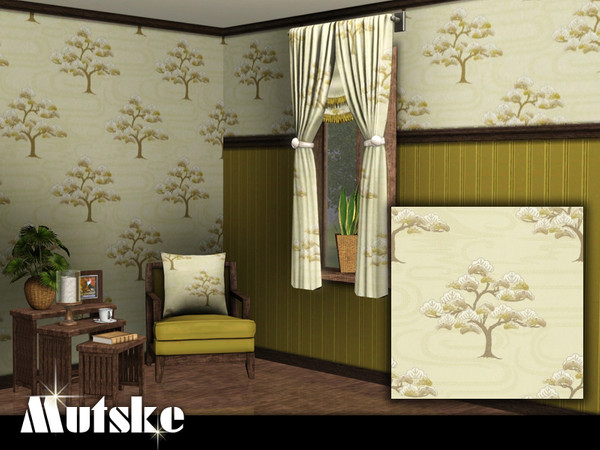 Sims 3 — Mutske Floral 1224 by Mutske — Floral Pattern. 1 Recolorable pallet. Made by Mutske@TSR. TSRAA.