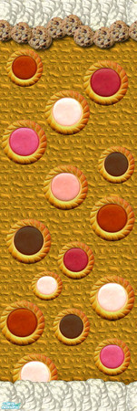 Sims 2 — Yummy Cookie Wall #7 by estatica — Talented witches have used the finest chocolate and sweets to create this