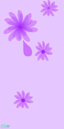 Sims 2 — Paint_wall_set - Flowers 3 by milla184 — Flowers pop