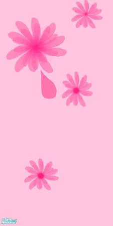 Sims 2 — Paint_wall_set - Flowers 2 by milla184 — Flowers pop