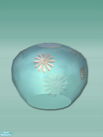 Sims 2 — Samsara - Round Glass Vase - Mesh by Shakeshaft — Part of a modern lounge set with Tubular shaped shelving with