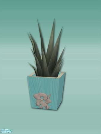 Sims 2 — Samsara - Cactus Plant 02 - Mesh by Shakeshaft — Part of a modern lounge set with Tubular shaped shelving with