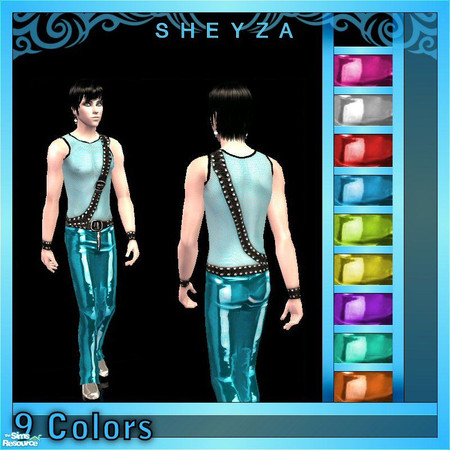 Sims 2 — Neon Latex Set 2 by rythmgitr — My second set of latex wear in neon colors. 9 colors available. Hope you enjoy