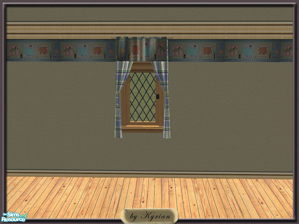 Sims 2 — Eddie\'s Room - Curtains by Kyrian — My 14 month old son died in an accident on November 23, 2007. I needed